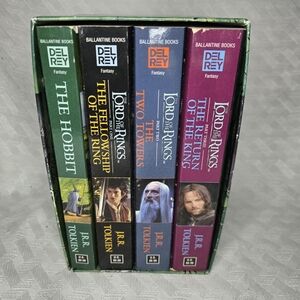 The Lord of the Rings 4 Book Set Including The Hobbit